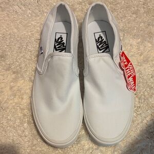 Vans Men's White Low-Top Sneakers